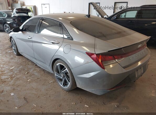 KMHLR4AF7PU494613 2023 HYUNDAI ELANTRA Gray Հետևի ձախ