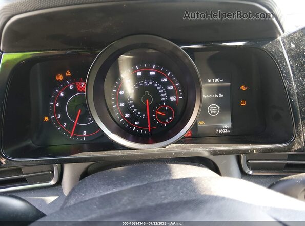 KMHLR4AF8MU105960 2021 HYUNDAI ELANTRA Black უკანა სავარძლების ხედი