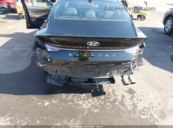 KMHLR4AF8MU105960 2021 HYUNDAI ELANTRA Black წინა ხედი