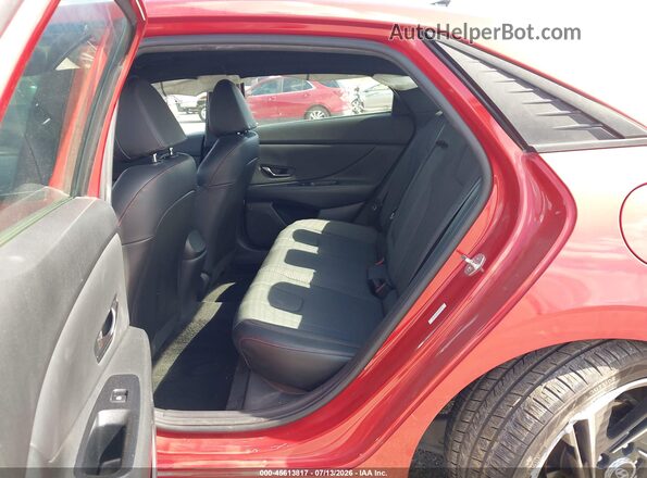 KMHLR4AF8NU232578 2022 HYUNDAI ELANTRA Красный Вид наклейки с VIN-кодом