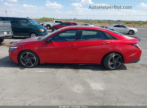 KMHLR4AF8NU232578 2022 HYUNDAI ELANTRA Красный 