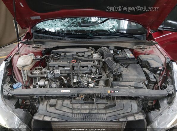 KMHLR4AF8NU370105 2022 HYUNDAI ELANTRA Red Widok z tyłu