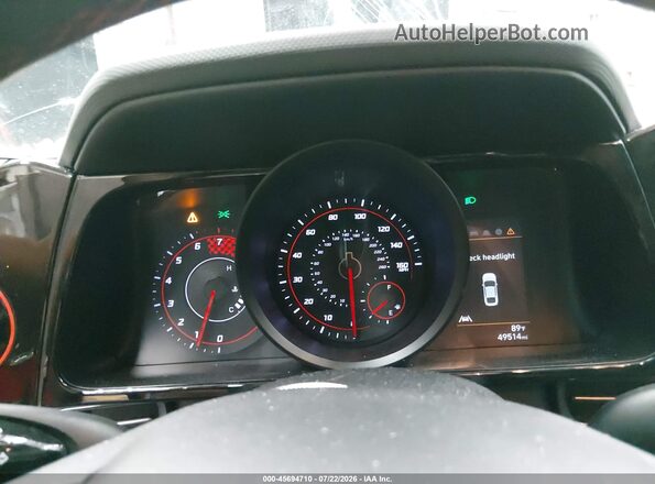 KMHLR4AF8NU370105 2022 HYUNDAI ELANTRA Red Widok tylnych siedzeń