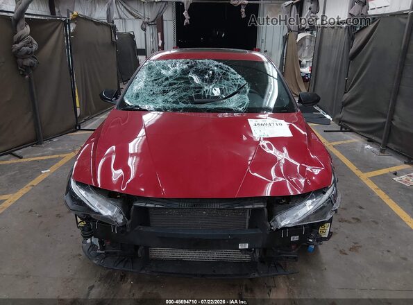 KMHLR4AF8NU370105 2022 HYUNDAI ELANTRA Red Widok wnętrza z tyłu