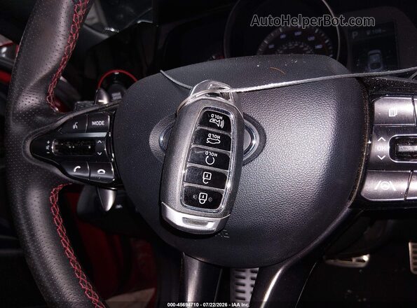KMHLR4AF8NU370105 2022 HYUNDAI ELANTRA Red Widok deski rozdzielczej