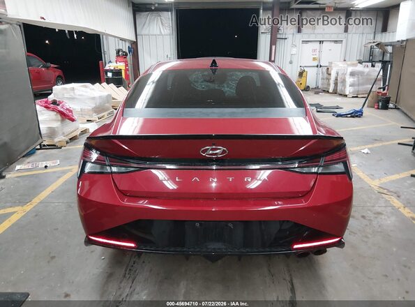 KMHLR4AF8NU370105 2022 HYUNDAI ELANTRA Red 