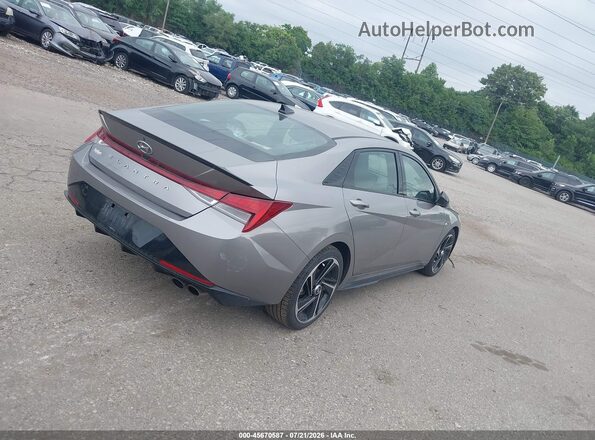 KMHLR4AF8PU407429 2023 HYUNDAI ELANTRA Gray Հետևի աջ