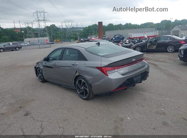 KMHLR4AF8PU407429 2023 HYUNDAI ELANTRA Gray Հետևի ձախ