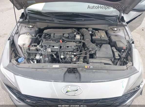 KMHLR4AF8PU407429 2023 HYUNDAI ELANTRA Gray Հետևի տեսք