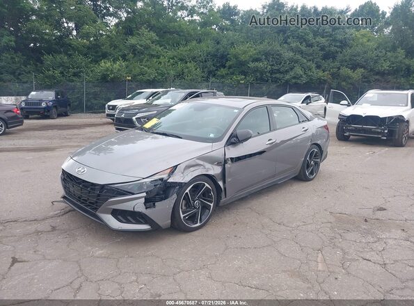 KMHLR4AF8PU407429 2023 HYUNDAI ELANTRA Gray 