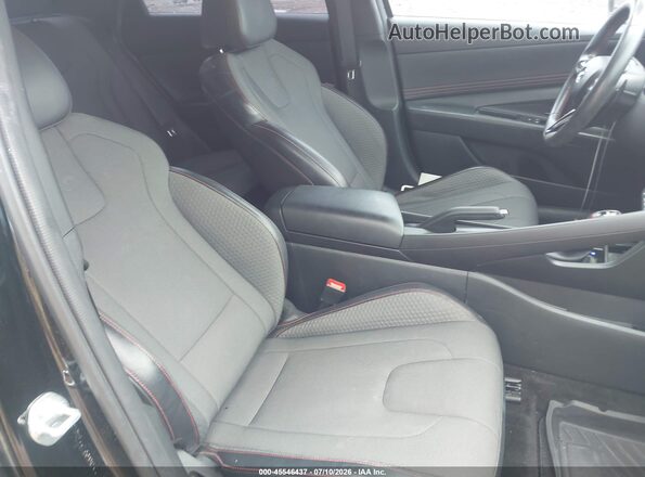 KMHLR4AF9PU556710 2023 HYUNDAI ELANTRA Black Widok wnętrza z przodu