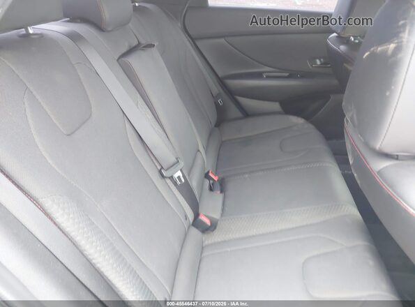 KMHLR4AF9PU556710 2023 HYUNDAI ELANTRA Black Widok naklejki z numerem VIN