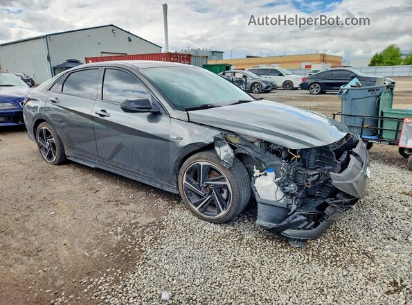 KMHLR4AFXNU307491 2022 HYUNDAI ELANTRA Gray Front right
