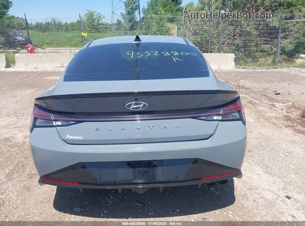 KMHLR4AFXNU326543 2022 HYUNDAI ELANTRA Gray 