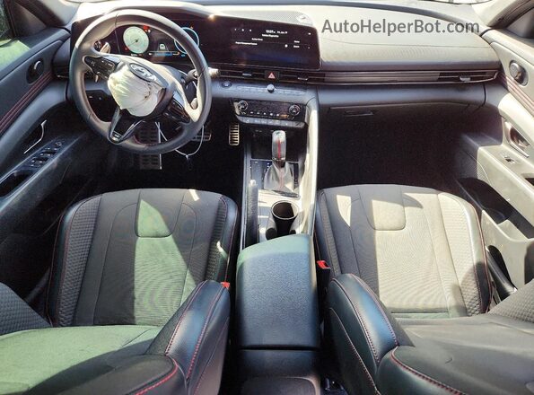 KMHLR4AFXPU413359 2023 HYUNDAI ELANTRA Black Dashboard view