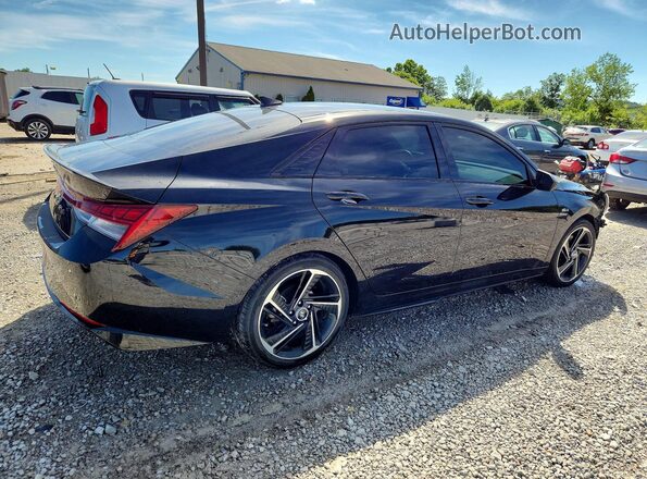 KMHLR4AFXPU413359 2023 HYUNDAI ELANTRA Black Rear right