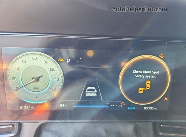 KMHLR4AFXPU413359 2023 HYUNDAI ELANTRA Black Instrument cluster view