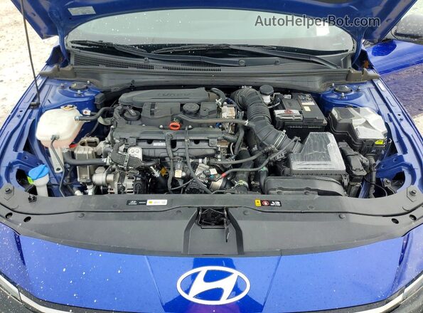 KMHLR4DF0SU856365 2025 HYUNDAI ELANTRA Blue Սալոնի հետևի տեսք