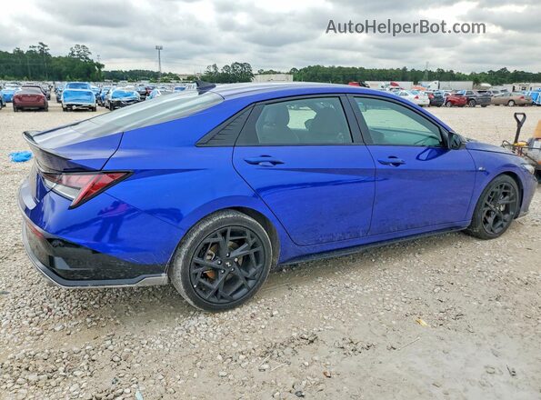 KMHLR4DF0SU856365 2025 HYUNDAI ELANTRA Blue Հետևի աջ