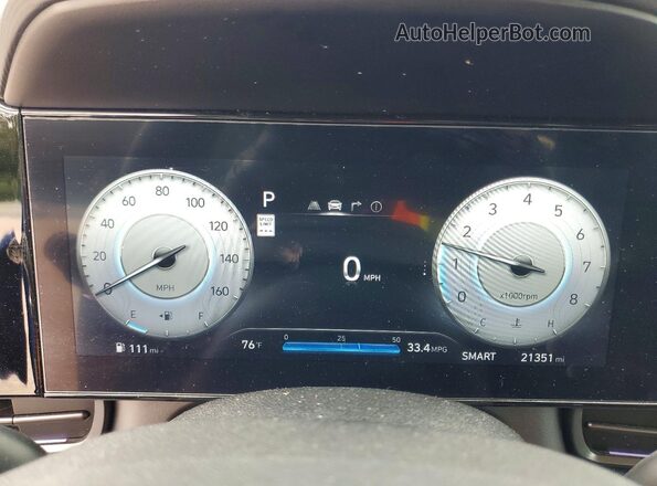 KMHLR4DF0SU856365 2025 HYUNDAI ELANTRA Blue Սարքավորումների վահանակի տեսք