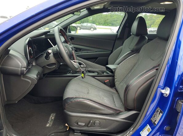 KMHLR4DF0SU856365 2025 HYUNDAI ELANTRA Blue Սալոնի դիմացի տեսք