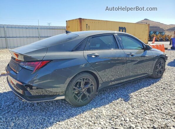 KMHLR4DF1RU774414 2024 HYUNDAI ELANTRA Gray Rear right