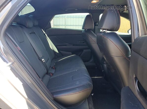 KMHLR4DF1RU774414 2024 HYUNDAI ELANTRA Gray Rear seats view
