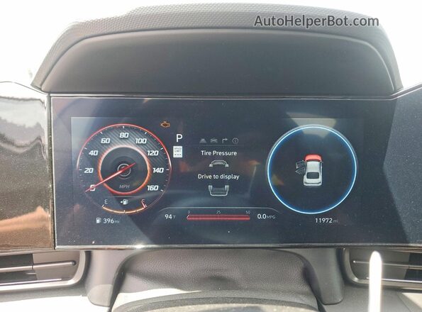 KMHLR4DF1SU928030 2025 HYUNDAI ELANTRA Silver ხელსაწყოთა პანელის ხედი