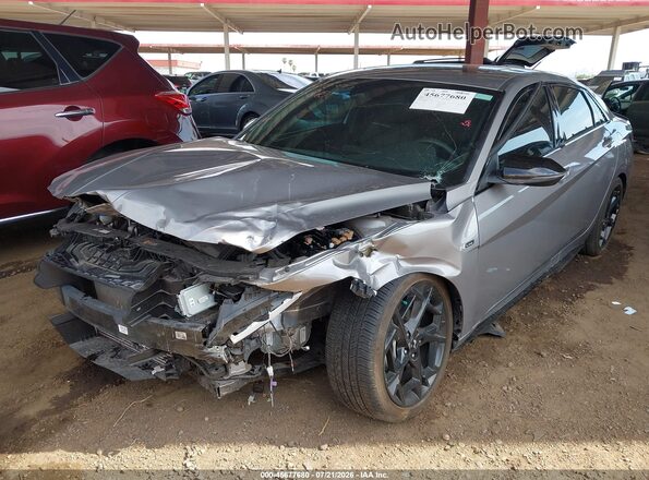 KMHLR4DF3SU940115 2025 HYUNDAI ELANTRA Gray Vista frontal