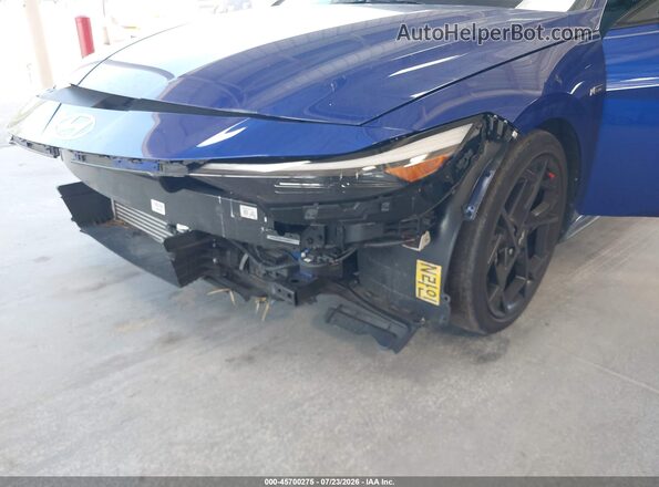 KMHLR4DF4RU744906 2024 HYUNDAI ELANTRA Blue Widok z przodu