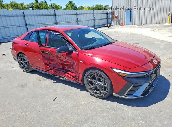 KMHLR4DF6RU813353 2024 HYUNDAI ELANTRA Red Przód prawy