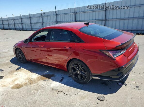 KMHLR4DF6RU813353 2024 HYUNDAI ELANTRA Red Tył lewy