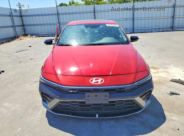 KMHLR4DF6RU813353 2024 HYUNDAI ELANTRA Red Widok z przodu