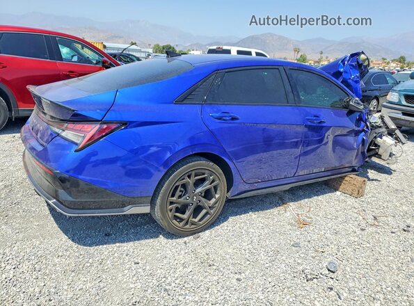 KMHLR4DF8RU813502 2024 HYUNDAI ELANTRA Blue Trasero derecho