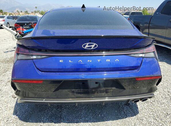 KMHLR4DF8RU813502 2024 HYUNDAI ELANTRA Blue Vista trasera