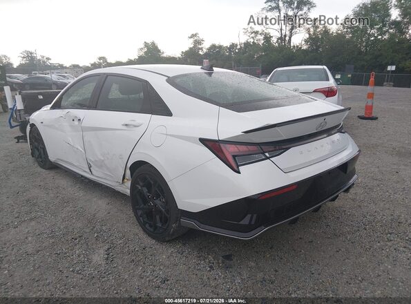 KMHLR4DF8SU953880 2025 HYUNDAI ELANTRA White Задня ліва чверть