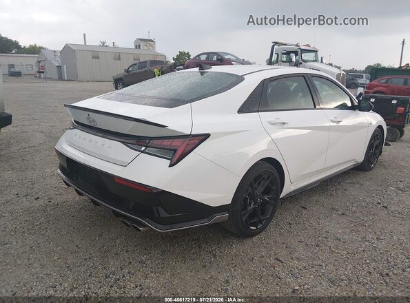 KMHLR4DF8SU953880 2025 HYUNDAI ELANTRA White Задня права чверть