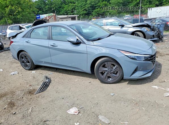 KMHLS4AG0MU064947 2021 HYUNDAI ELANTRA Gray წინა მარჯვენა