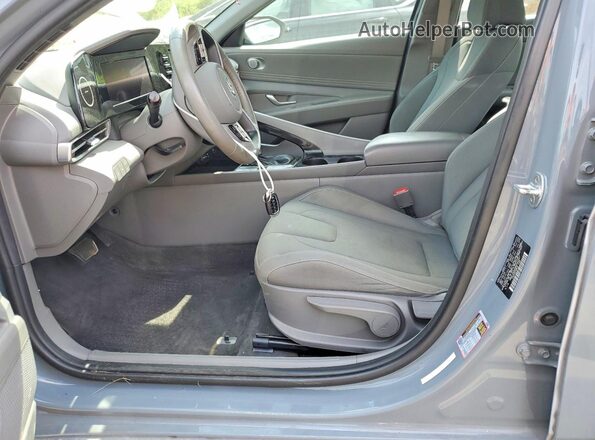 KMHLS4AG0MU064947 2021 HYUNDAI ELANTRA Gray წინა სალონის ხედი