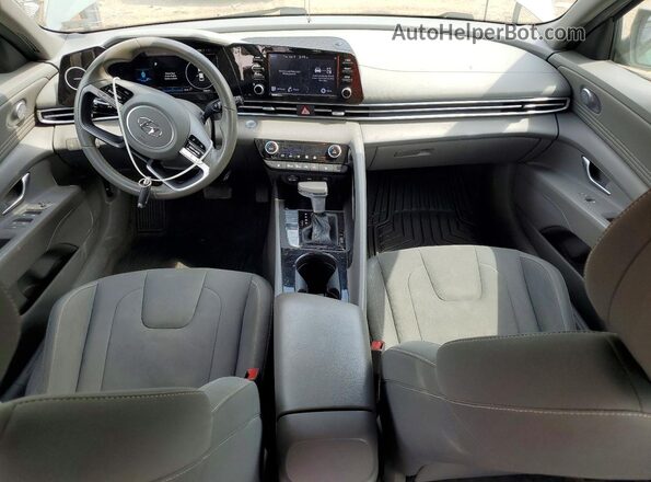 KMHLS4AG0MU064947 2021 HYUNDAI ELANTRA Gray წინა პანელის ხედი