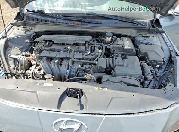 KMHLS4AG0MU064947 2021 HYUNDAI ELANTRA Gray უკანა სალონის ხედი