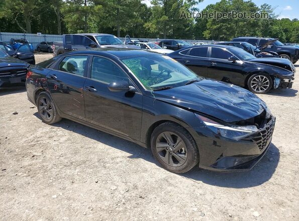 KMHLS4AG0MU199684 2021 HYUNDAI ELANTRA Black Առջևի աջ