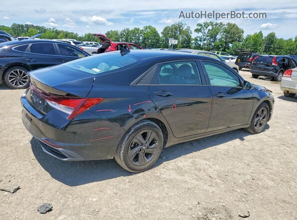 KMHLS4AG0MU199684 2021 HYUNDAI ELANTRA Black Հետևի աջ