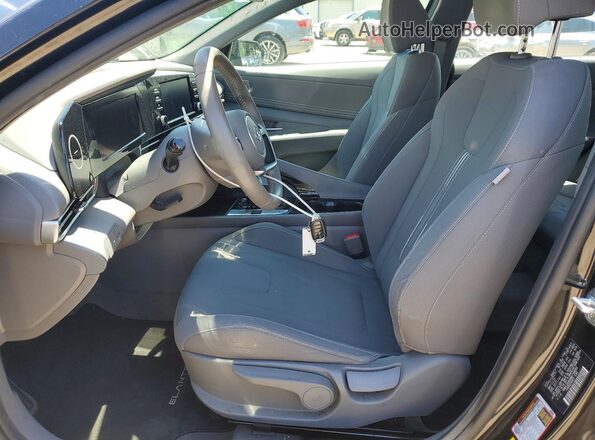 KMHLS4AG0MU199684 2021 HYUNDAI ELANTRA Black Սալոնի դիմացի տեսք