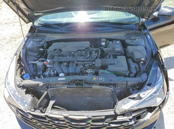 KMHLS4AG0MU199684 2021 HYUNDAI ELANTRA Black Սալոնի հետևի տեսք