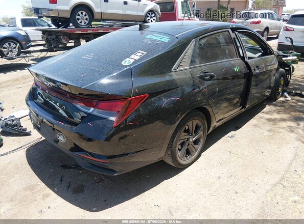 KMHLS4AG0NU243667 2022 HYUNDAI ELANTRA Black Trasero derecho