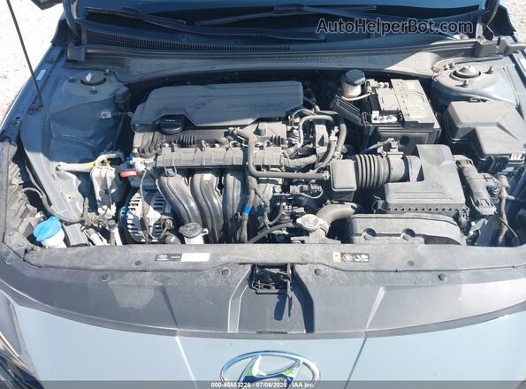 KMHLS4AG0PU422004 2023 HYUNDAI ELANTRA Gray უკანა ხედი