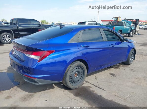KMHLS4AG0PU558861 2023 HYUNDAI ELANTRA Blue Tył prawy