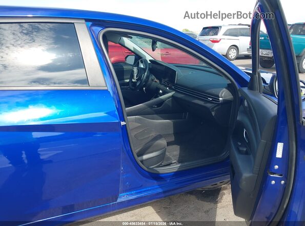 KMHLS4AG0PU558861 2023 HYUNDAI ELANTRA Blue Widok wnętrza z przodu