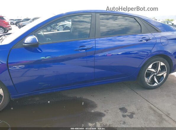 KMHLS4AG0PU558861 2023 HYUNDAI ELANTRA Blue Widok wnętrza 360 stopni